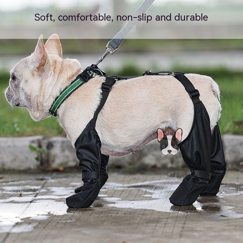 Waterproof Dog Shoes Adjustable Dog Boots Pet Breathbale Shoes For Outdoor Walking Soft French Dog Shoes Pets Paws Protector Pet Products - Image 7