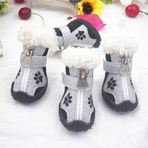Dog Winter Snow Boots Keep Warm And Non-slip
